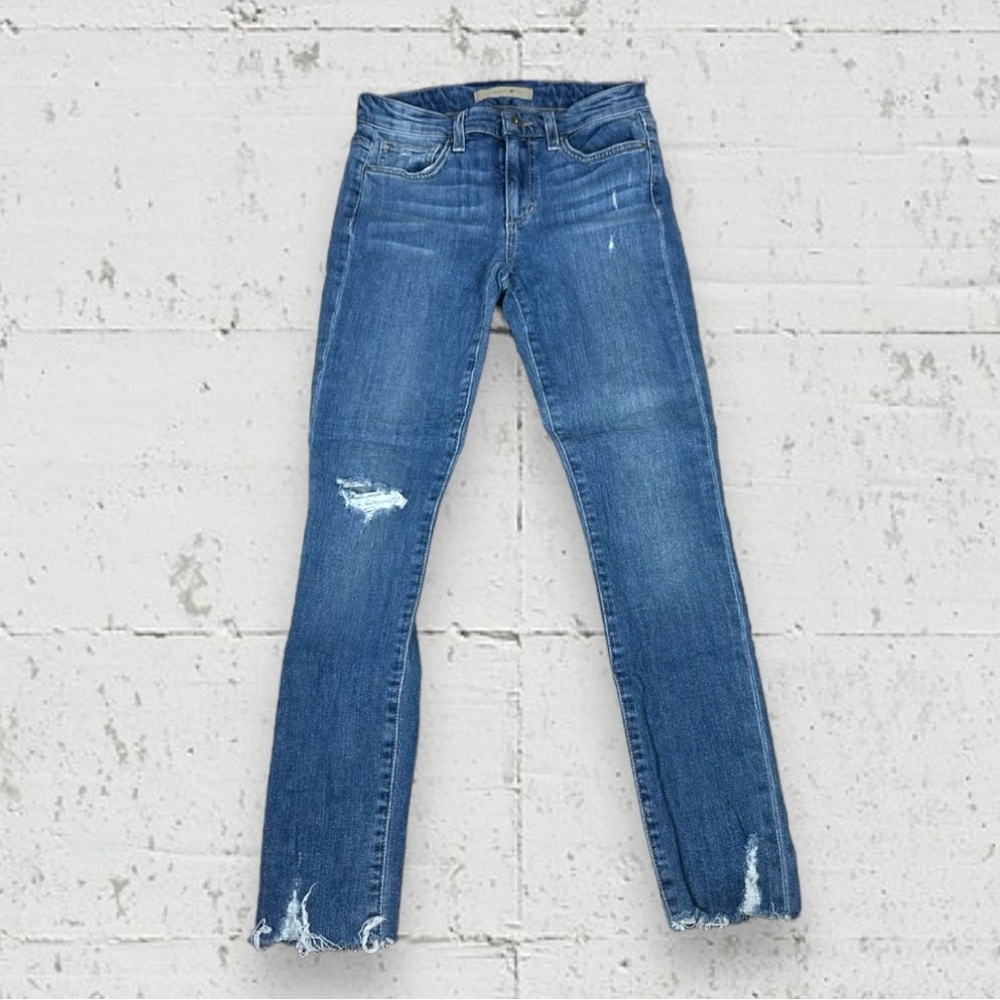 Joe’s Jeans Distressed Denim Cut-off Skinny Jeans